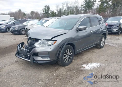 2017 Nissan Rogue Sv z USA, uszkodzony, nr VIN KNMAT2MV1HP581931